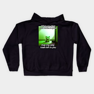 Funny Meme - Sarcastic Quote - Cat Kids Hoodie